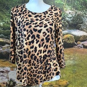 Leopard Print Women's Top